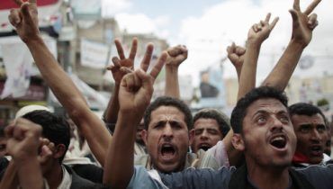 Massenproteste in Sanaa