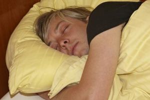 Klicken um zu vergrößern Schlafende Person