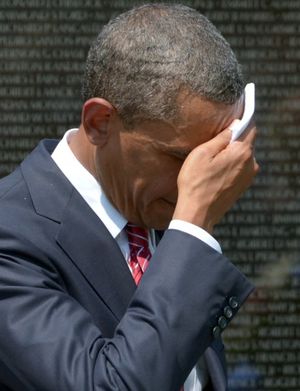 Klicken um zu vergrößern barack obama, hitze, kopf