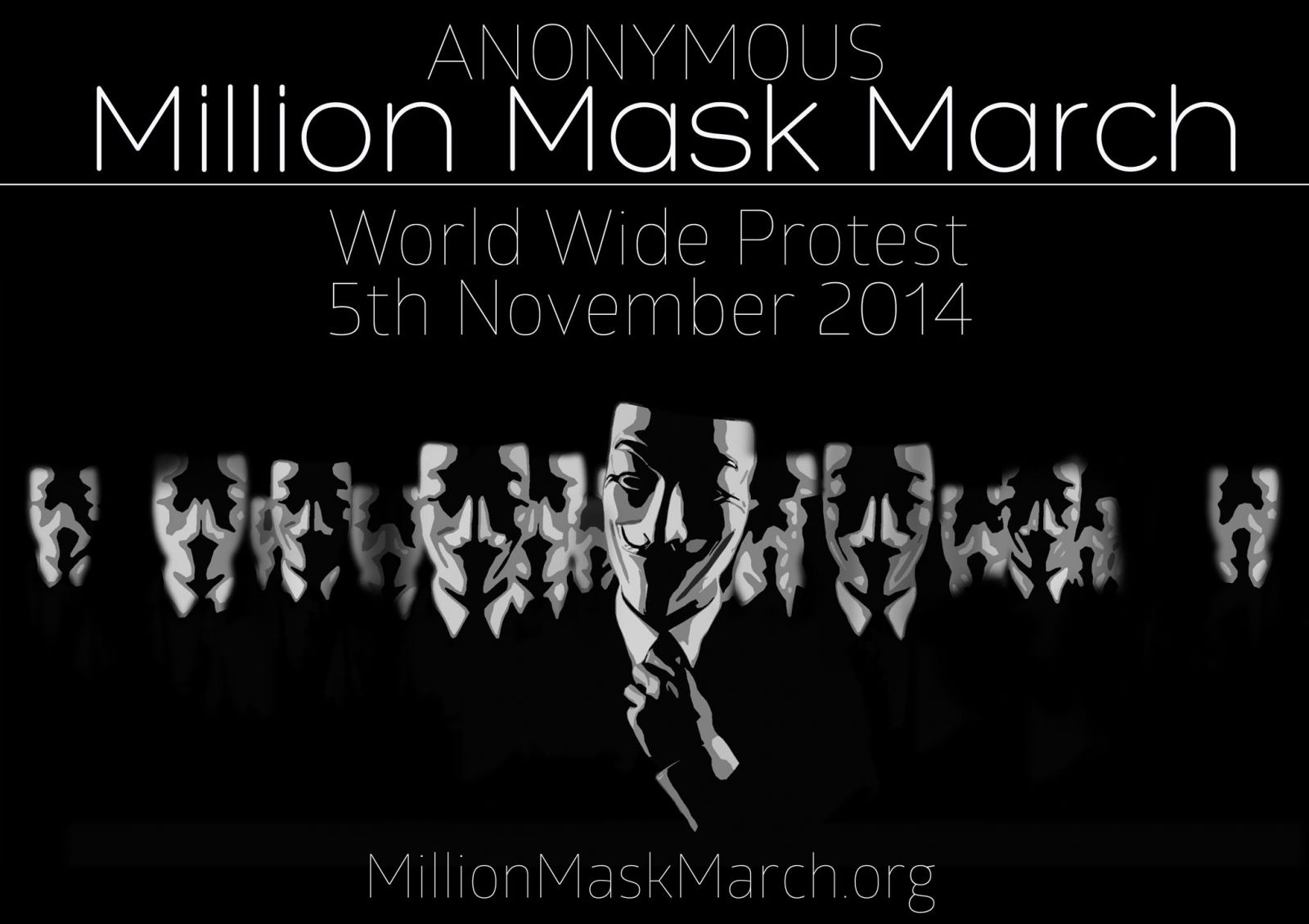 Anonymous million mask march 5. november