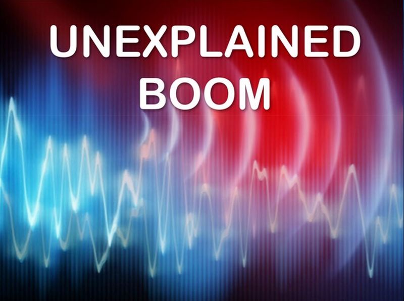 unexplained boom