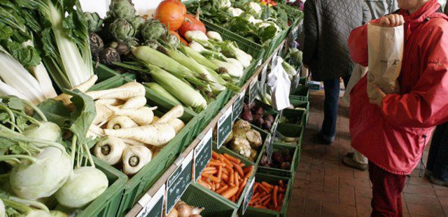 Lebensmittel, obst, gemüse, supermarkt, einkauf