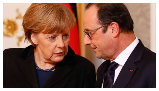 Merkel &  Hollande
