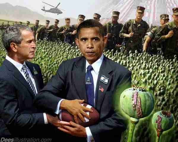 obama bush afghanistan opium