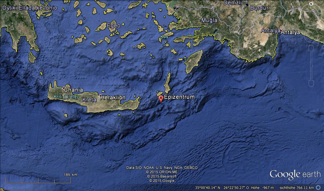 Erdbeben Kreta April 2015