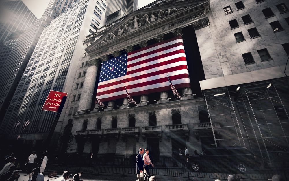 Wall Street Flagge USA