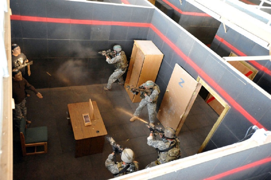 US-Spezialsoldaten bei militärischer Übung