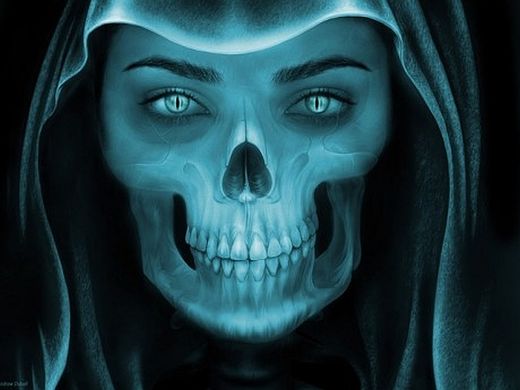 Skull Demon Death / Schädel Dämon Schnitter Tod