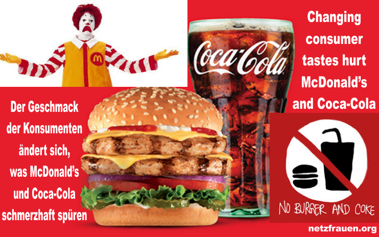 fast food verliert,mc donalds coca cola
