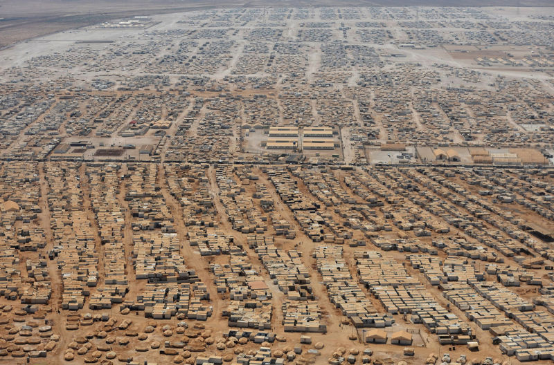 Flüchtlingslager von Zaatari in Jordanien