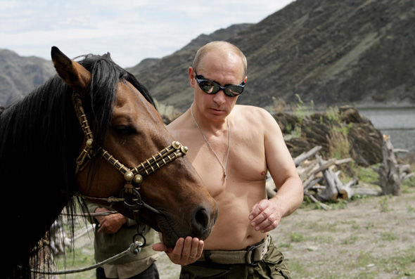 Shirtless Putin