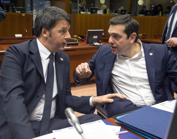 Matteo Renzi und Alexis Tsipras