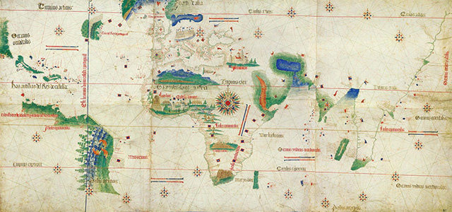 Die Weltkarte von König Jamie I.