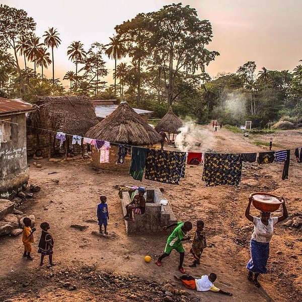 Dorf Meliandou Guinea (Ebola)
