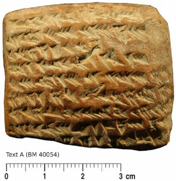 Babylonische Steintafel Keilschrift