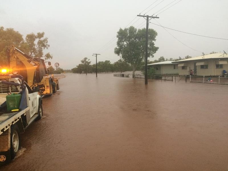 Flooding in Dajarra, Queensland
