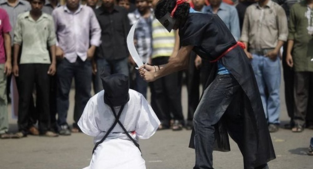 Saudi human sacrifice