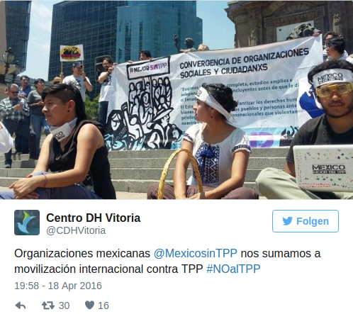 Proteste Mexiko TTP