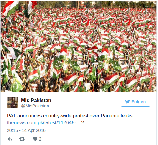 Proteste Pakistan Panama Papers