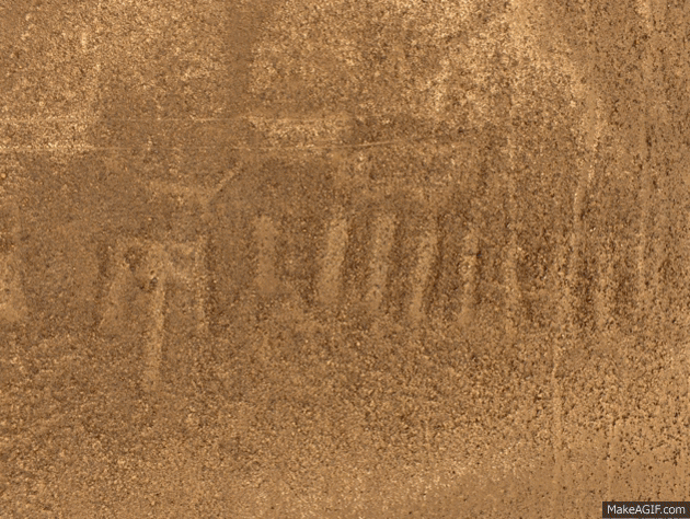 Neu entdeckte Geoglyphe Nazca Linien