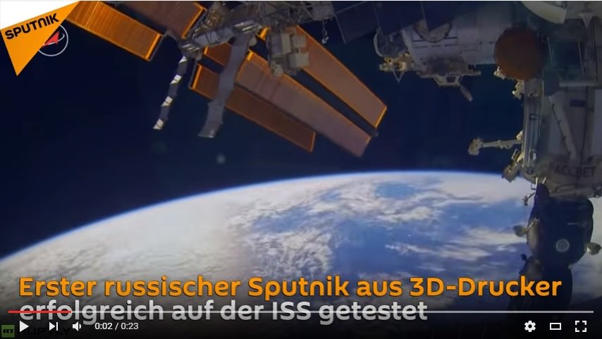 ISS 3D Drucker