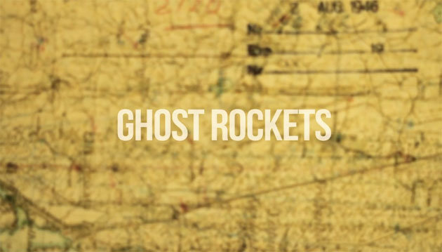 Ghost Rockets Geisterraketen Schweden