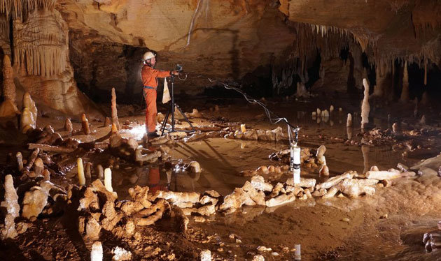 Bruniquel-Tropfsteinhöhle Frankreich