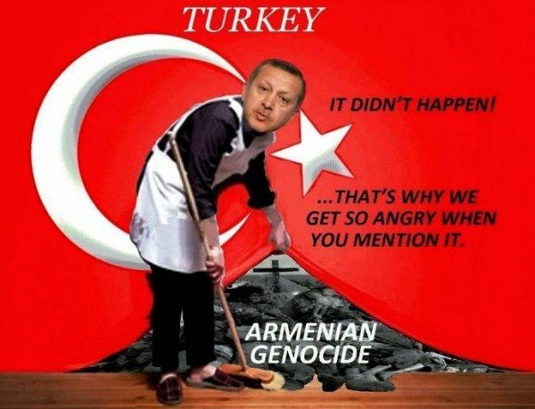 Erdogan leugnet Genozid Armenien
