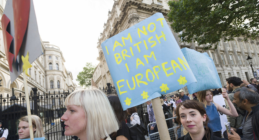 Protest gegen Brexit