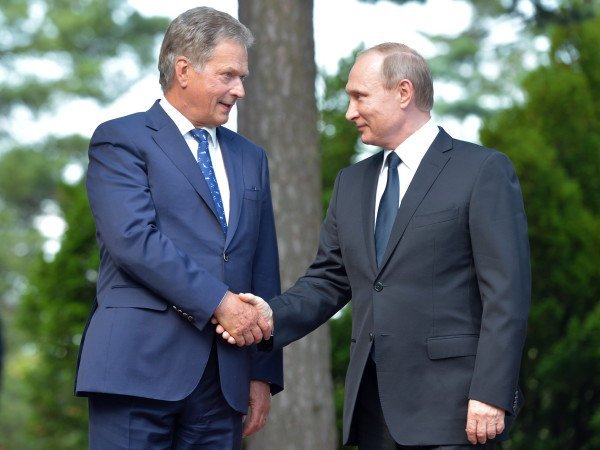  Wladimir Putin und Finnlands Präsident Sauli Niinisto