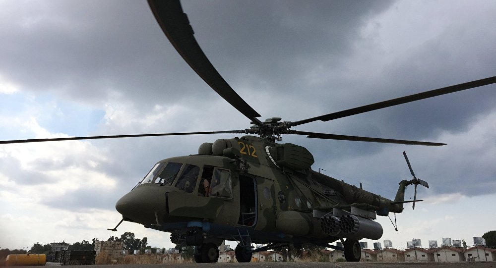 russischer Hubschrauber Syrien