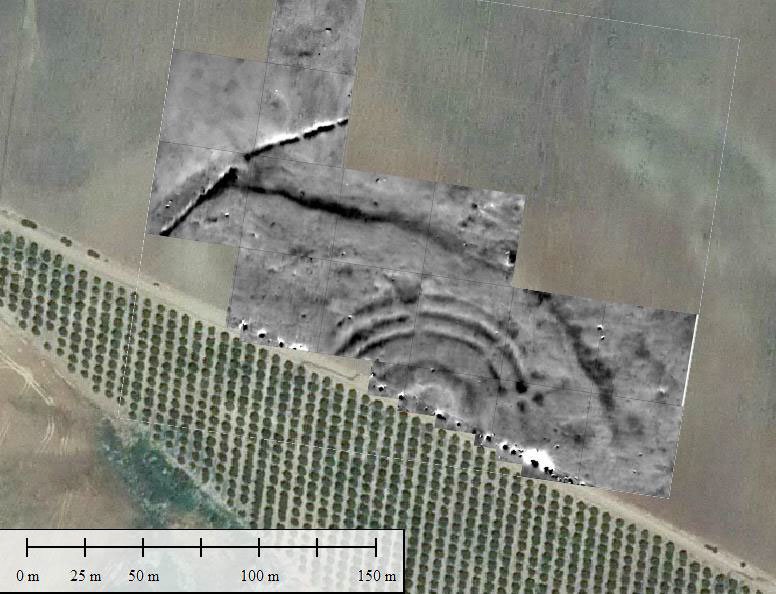 Die neu entdeckte Kreisgrabenanlage La Loma del Real Tesoro II (nahe Carmona).