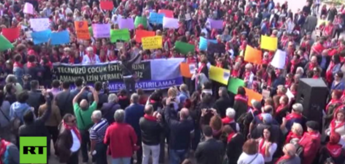 Video Proteste Türkei Gesetzentwurf