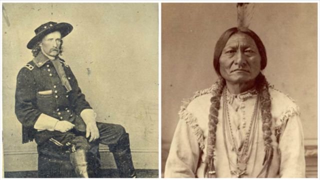 offizier george armstrong custer,sitting bull sioux