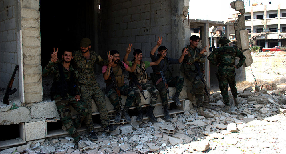 syrische armee kontrolle aleppo