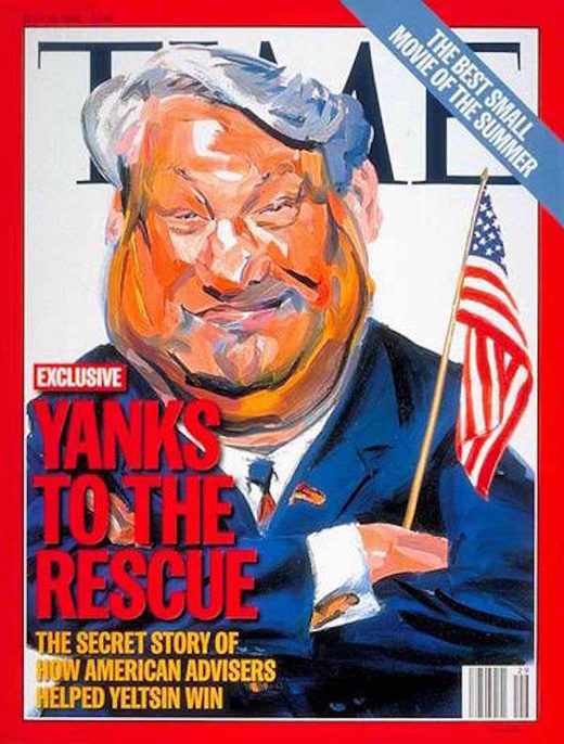 Time cover Yeltsin