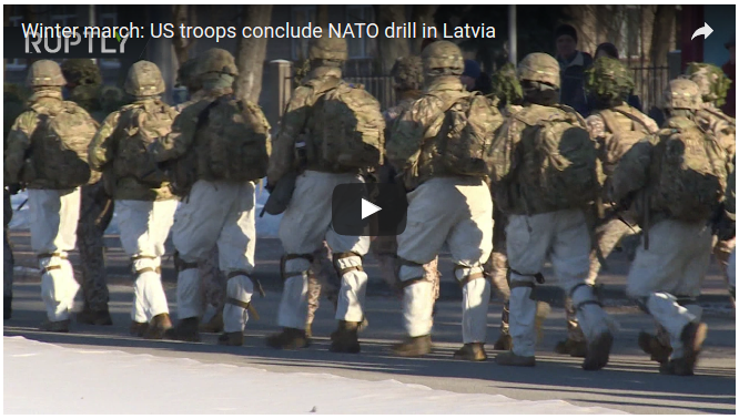 NATO Wintermarsch in Lettland