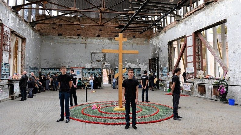 Gedenken Geiselnahme Beslan Russland
