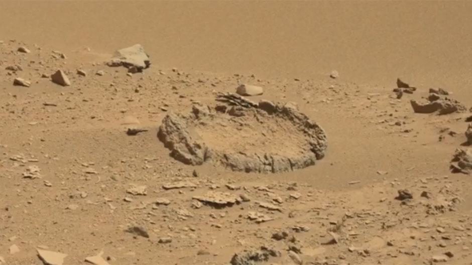 Struktur auf Mars