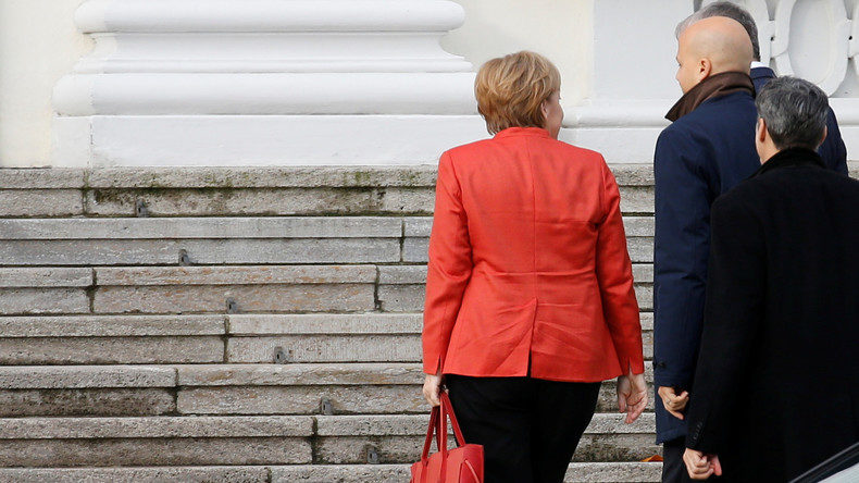 Angela Merkel Schloss Bellevue