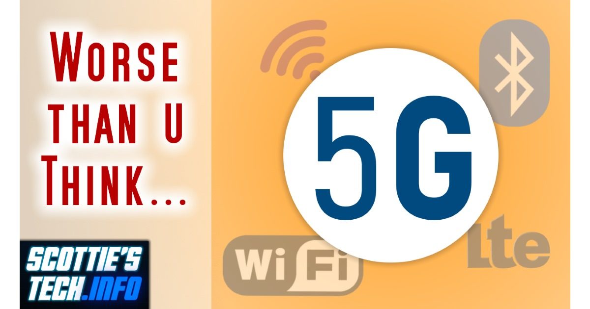 5G, 4G, WiFi, and Bluetooth are bad for your health