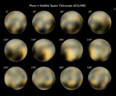 Hubble-Aufnahmen von Pluto