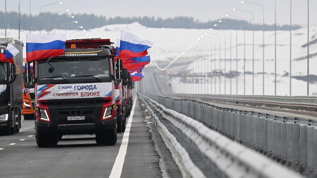 Autobahn Russland M-12 Moskau Kasan