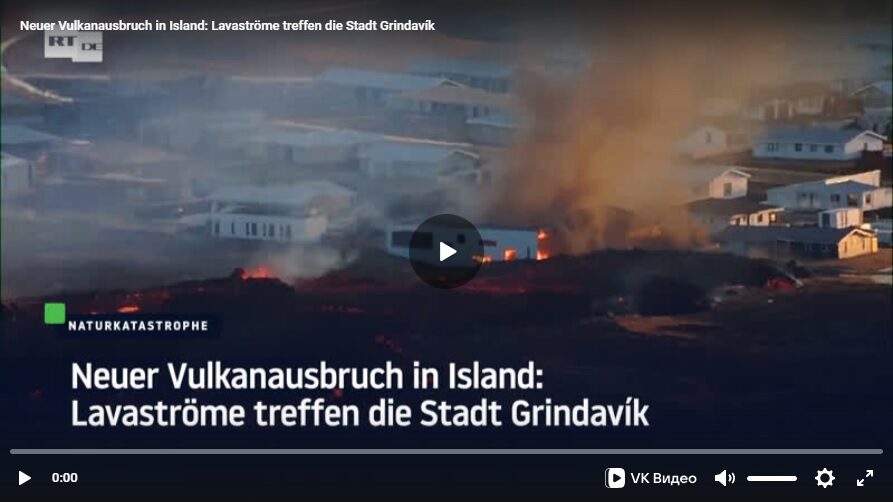 Vulkanausbruch Island Grindavík