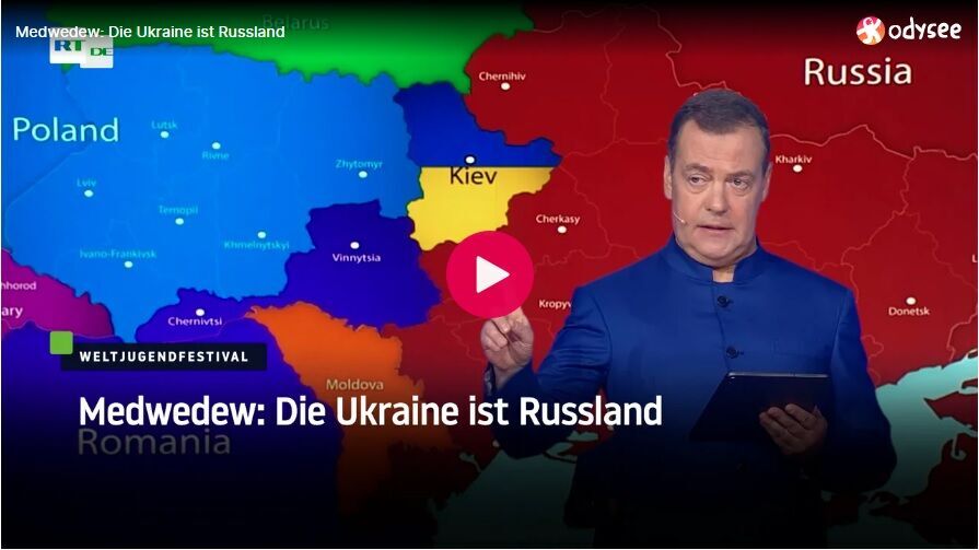 Medwedew Russland Ukraine Grenzen