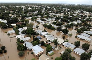 Überschwemmung nahe Sidney