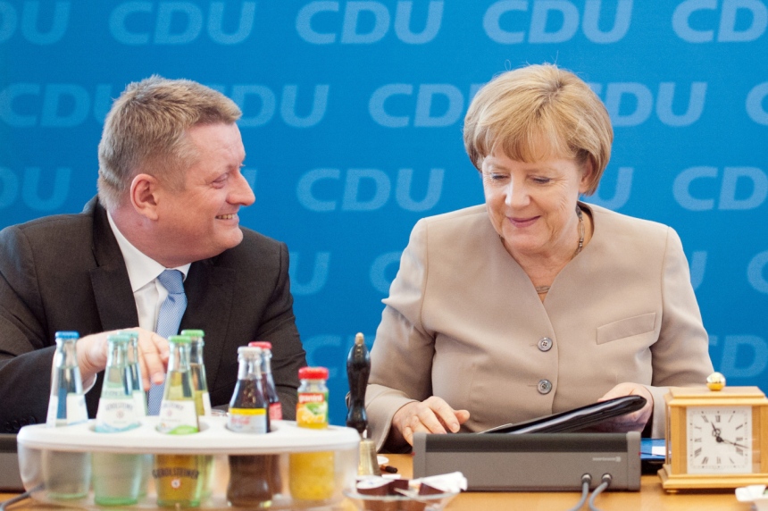 Merkel und Hermann Gröhe