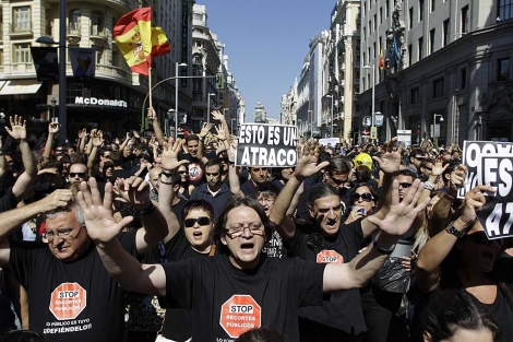 Proteste Madrid