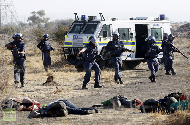 Polizeibrutalität Südafrika