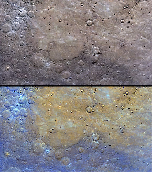 Oberfläche Merkur